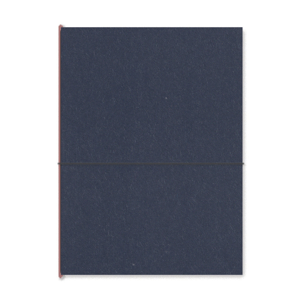 navy. wood-bound a5