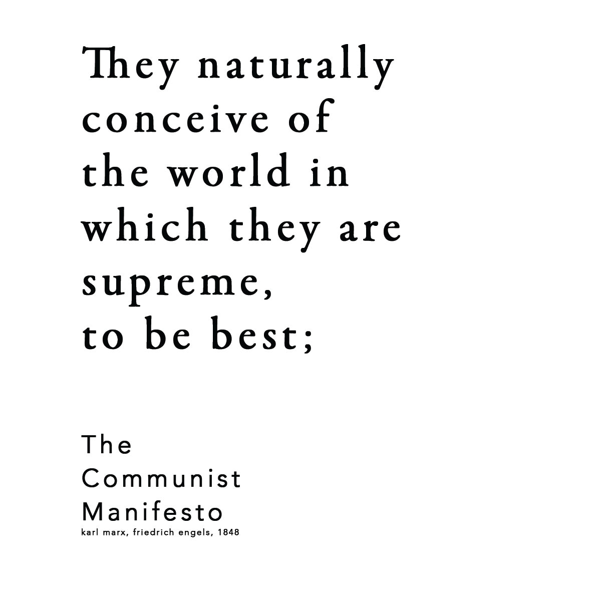 The Communist Manifesto