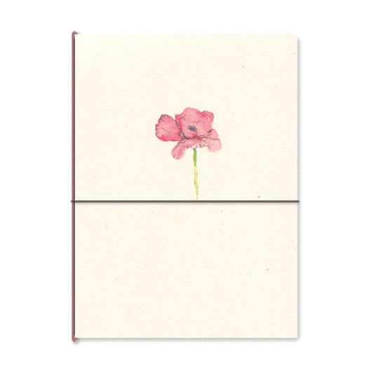 poppy. wood-bound a5