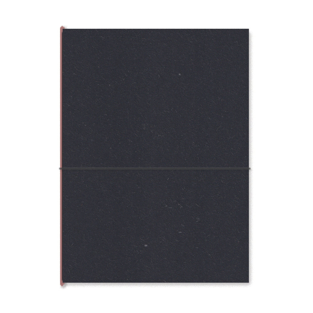black. wood-bound a5