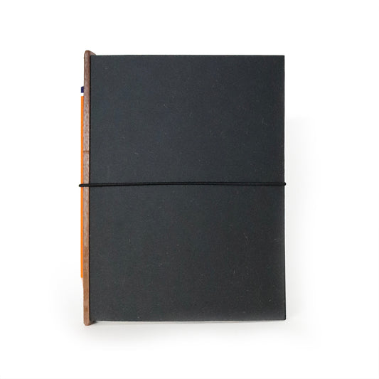 the one with the pencil. a5, black