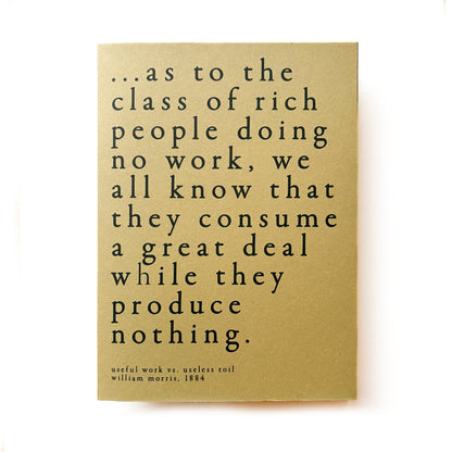 useful work vs. useless toil